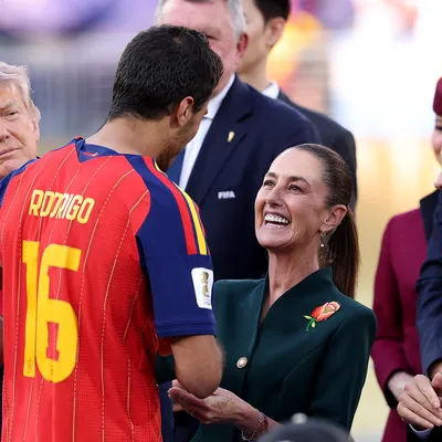 Claudia Sheinbaum fue protagonista en la premiación del Mundial 2026