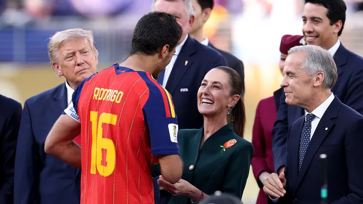 Claudia Sheinbaum fue protagonista de la entrega de premios del Mundial 2026