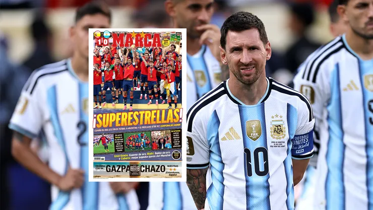 El diario Marca de España apuntó contra la Selección Argentina