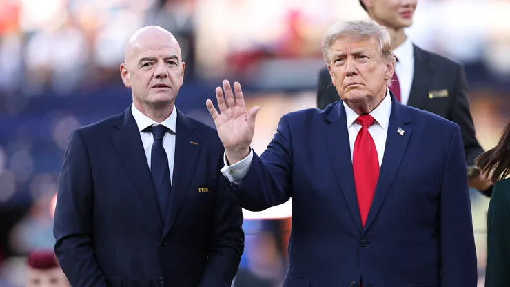 Donald Trump y Gianni Infantino fueron protagonistas de un insólito momento tras la Final del Mundial 2026