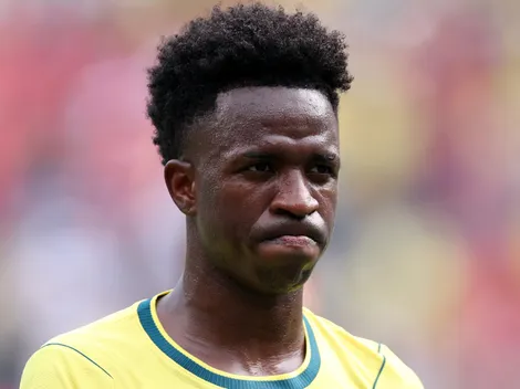 El antes y después de Vinícius Jr. tras la cirugía de mandíbula
