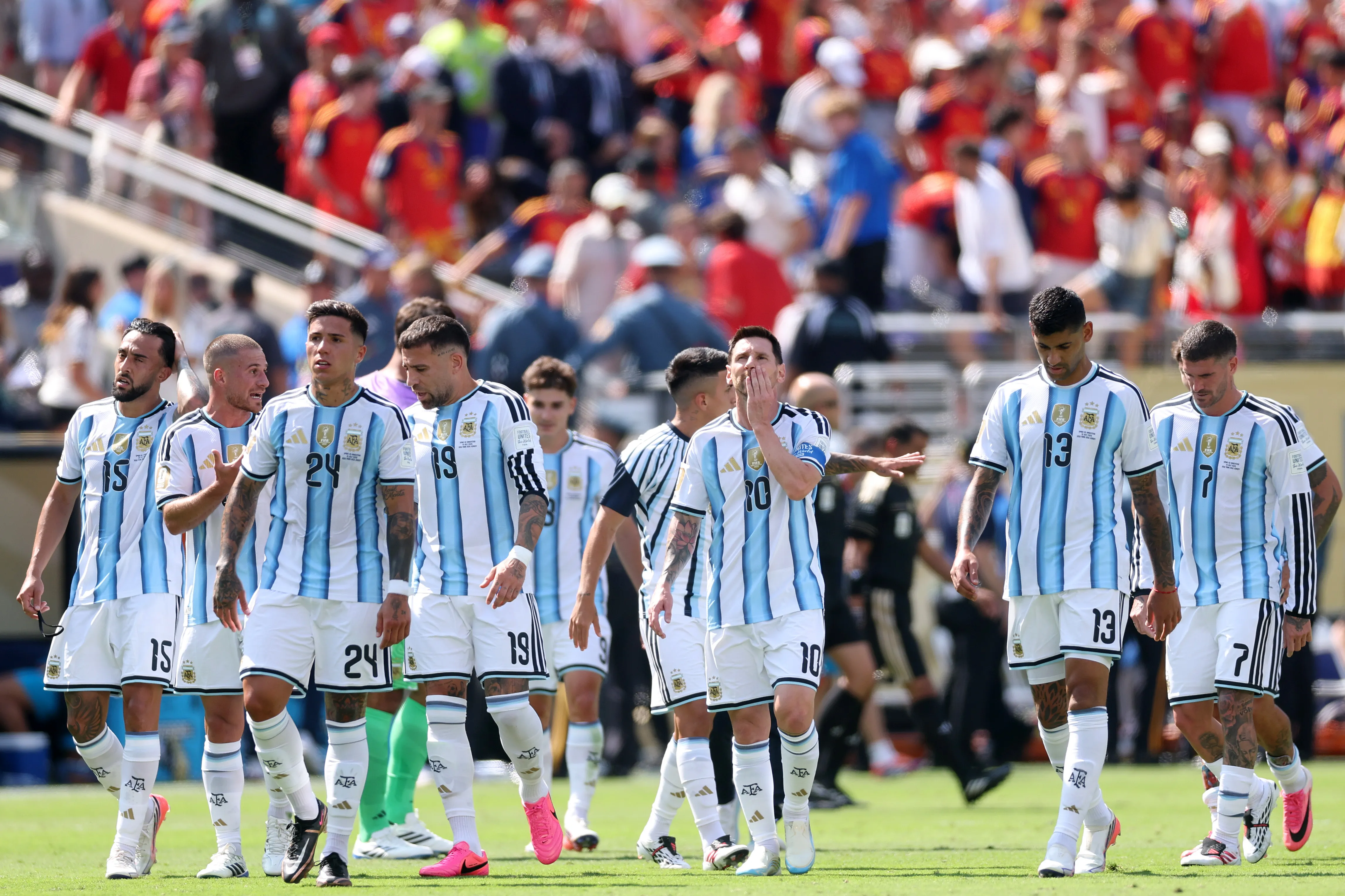 Argentina no registró remates al arco en la final (Getty Images)