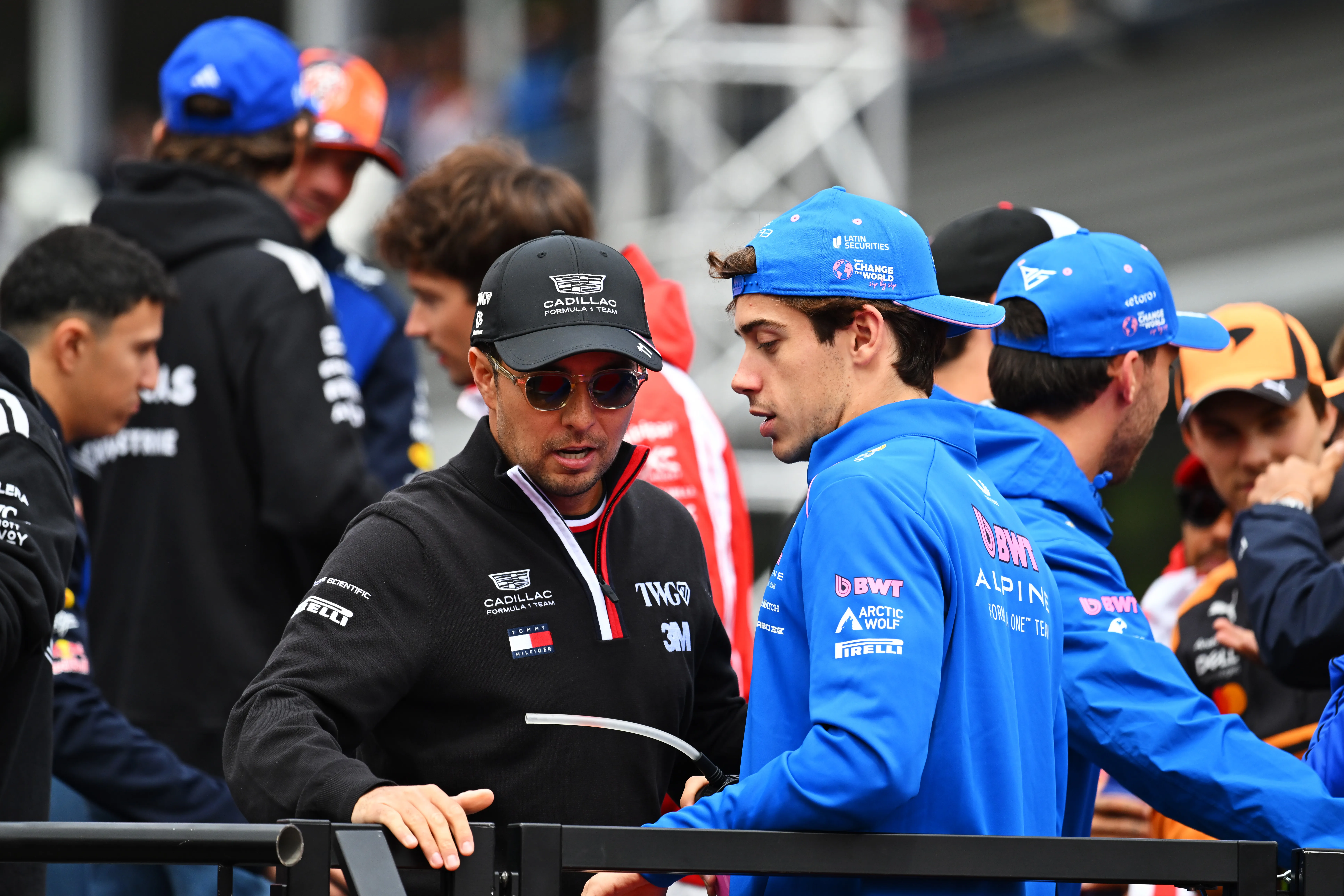 Checo Pérez abandonó en el Gran Premio de Bélgica (Getty Images)