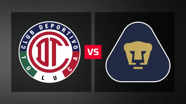 Toluca vs. Pumas por el Apertura de la Liga MX.