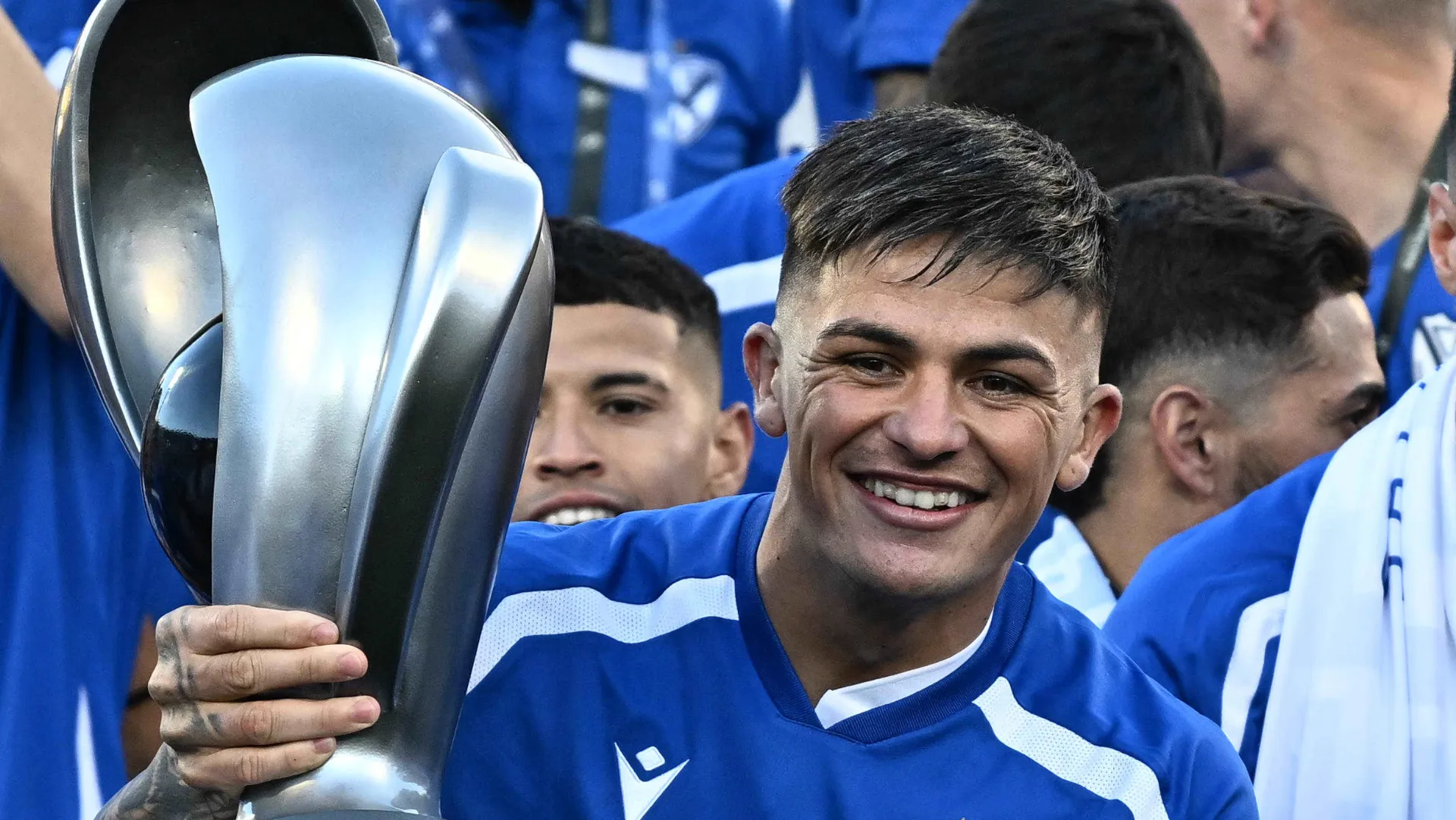 Aarón Quirós fue campeón con Vélez del futbol argentino. (GETTY IMAGES)