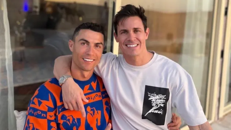 Edu Aguirre y Cristiano Ronaldo mantienen una gran amistad.
