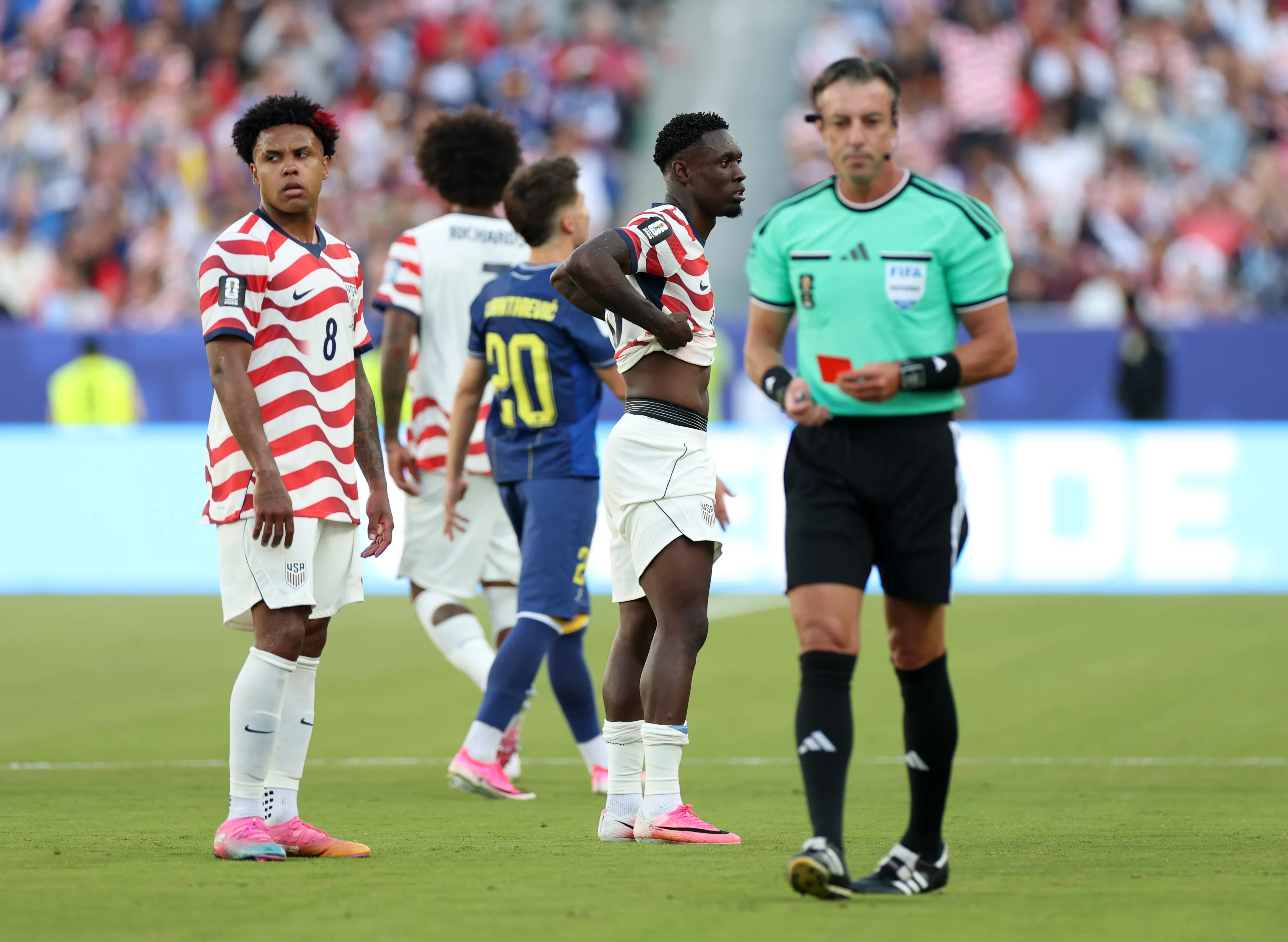 La expulsión de Folarin Balogun perdonada por la FIFA. [Foto: Getty Images]