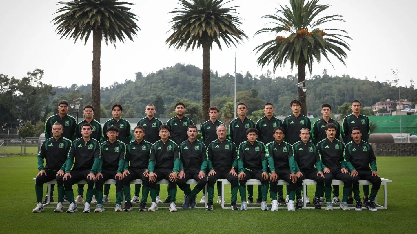 El plantel de México para el Pre-Mundial Sub-20 [Foto: FMF]