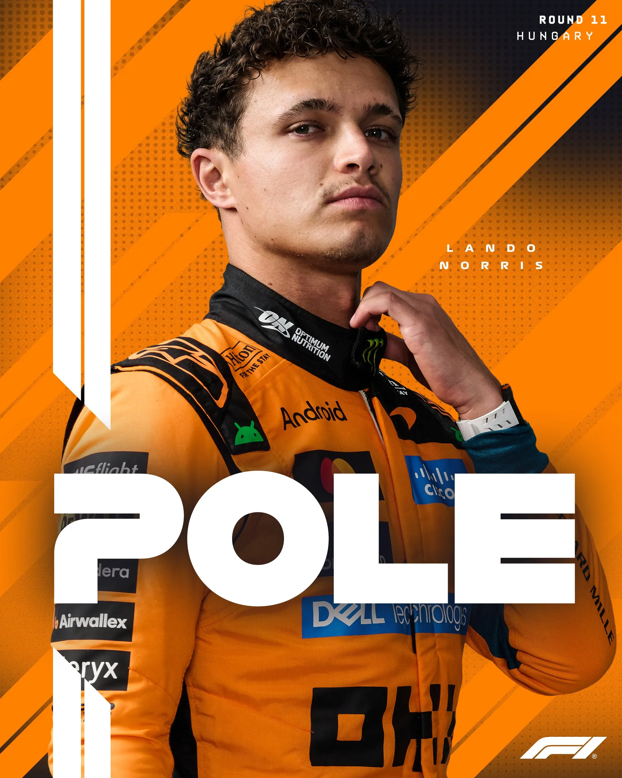 Lando Norris fue el más rápido en la clasificación de Hungría (@F1)