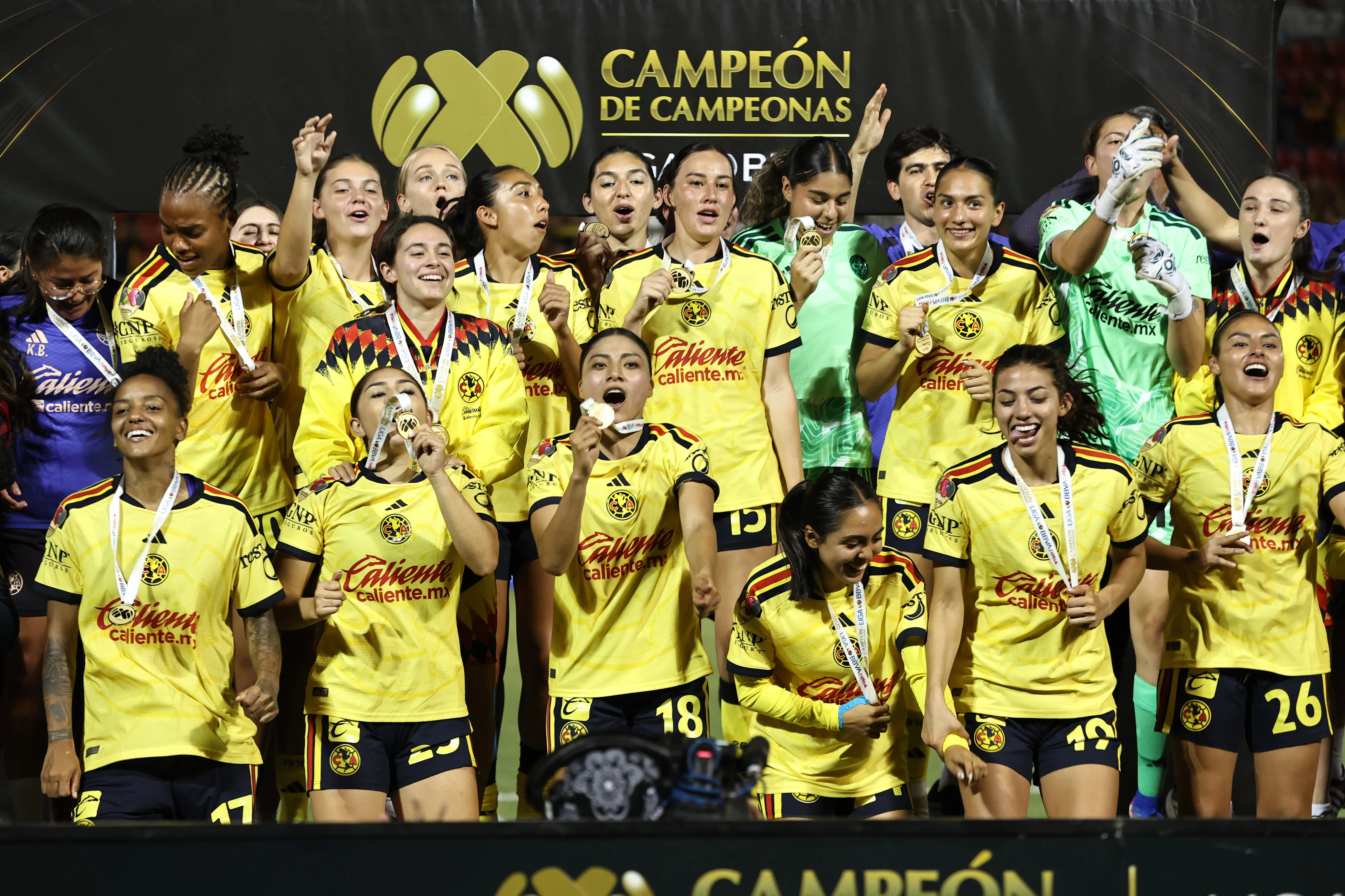 América es uno de los máximos ganadores del futbol femenino de México. [Foto: Getty Images]