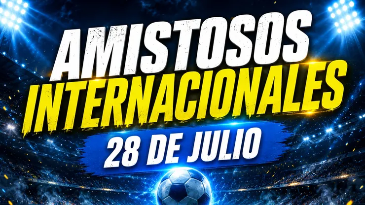 Amistosos internacionales en el día de hoy.