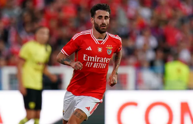 Rafa Silva marcó el único gol de Benfica en el partido de ida (Getty Images)