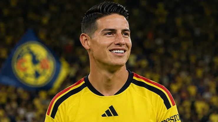 James Rodríguez sonó para el América.