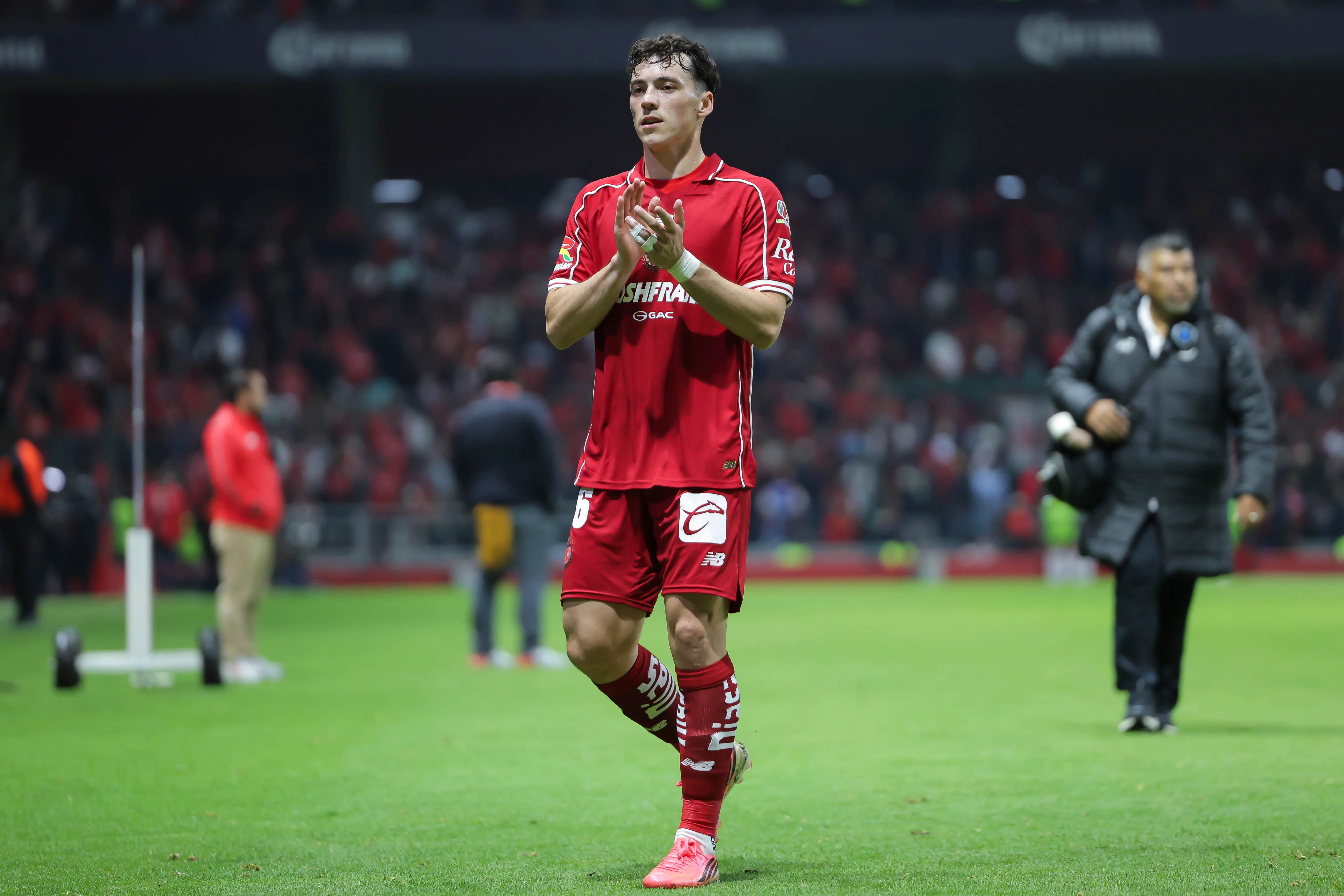 Federico Viñas debutó con Toluca este domingo (Getty Images)