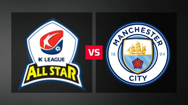 Korea League Stars vs. Manchester City por el amistoso.