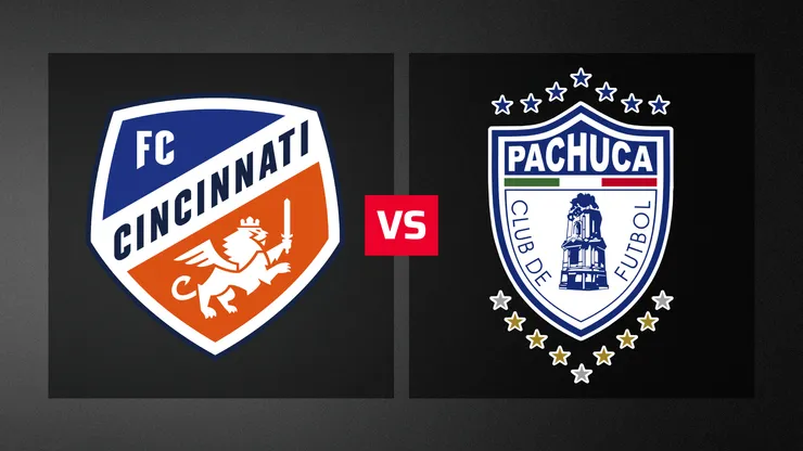 Cincinnati vs. Pachuca, por la Leagues Cup 2026.