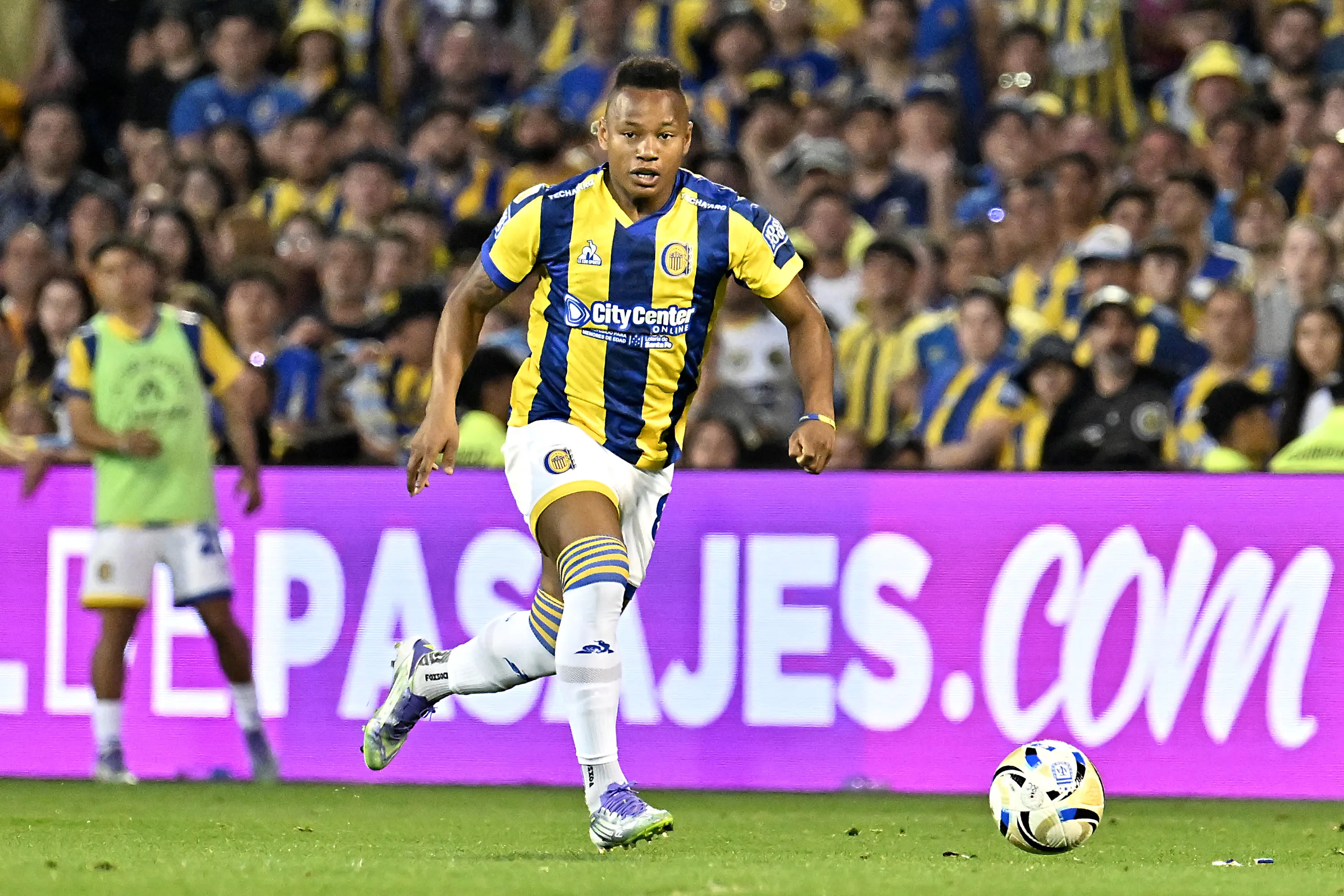 Jaminton Campaz juega en Rosario Central desde febrero de 2023 (Getty Images)