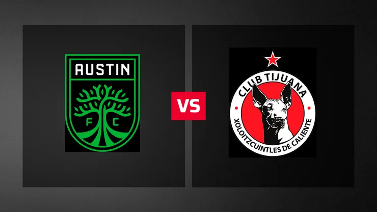 Austin y Xolos de Tijuana miden fuerzas en la Leagues Cup.