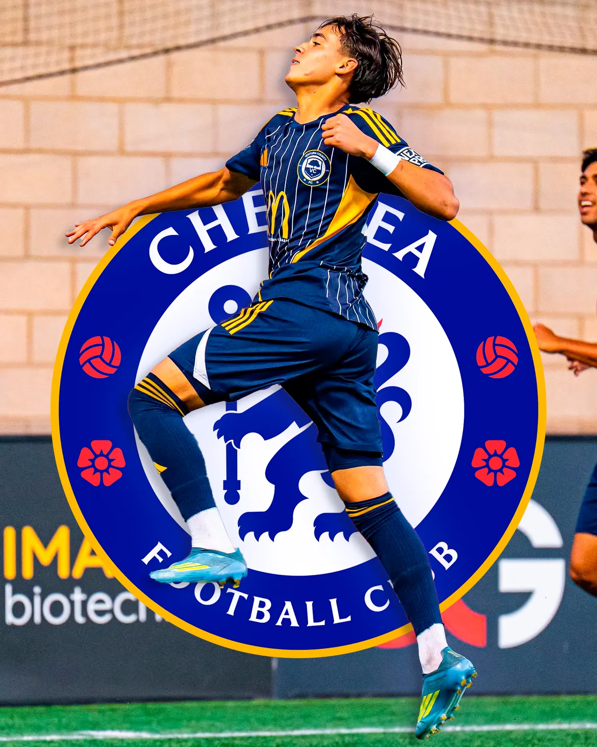 Vicente García llegaría a Chelsea en 2028 (@vinnygarcia10)
