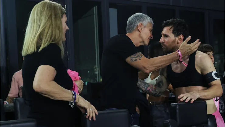 Lionel Messi se despidió de su padre Jorge de manera emotiva.