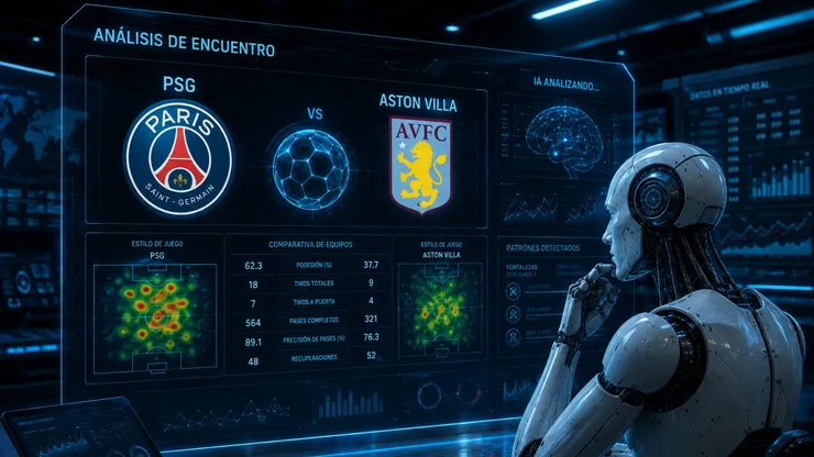 La IA realizó su predicción sobre el encuentro entre PSG y Aston Villa.