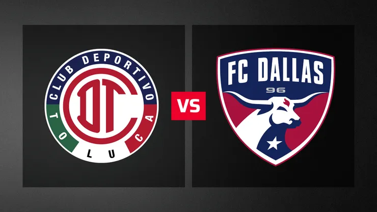 Toluca vs. Dallas, por la Leagues Cup 2026.
