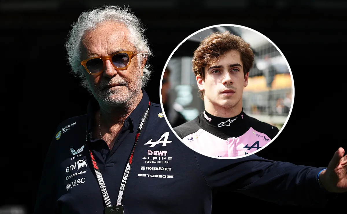Photo: bolavip.com Flavio Briatore puso en espera la extensión del contrato de Franco Colapinto