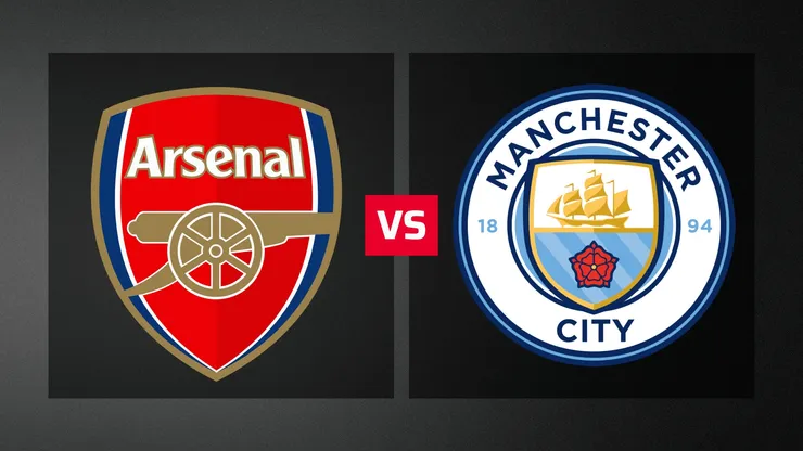 Arsenal vs. Manchester City por la Community Shield.