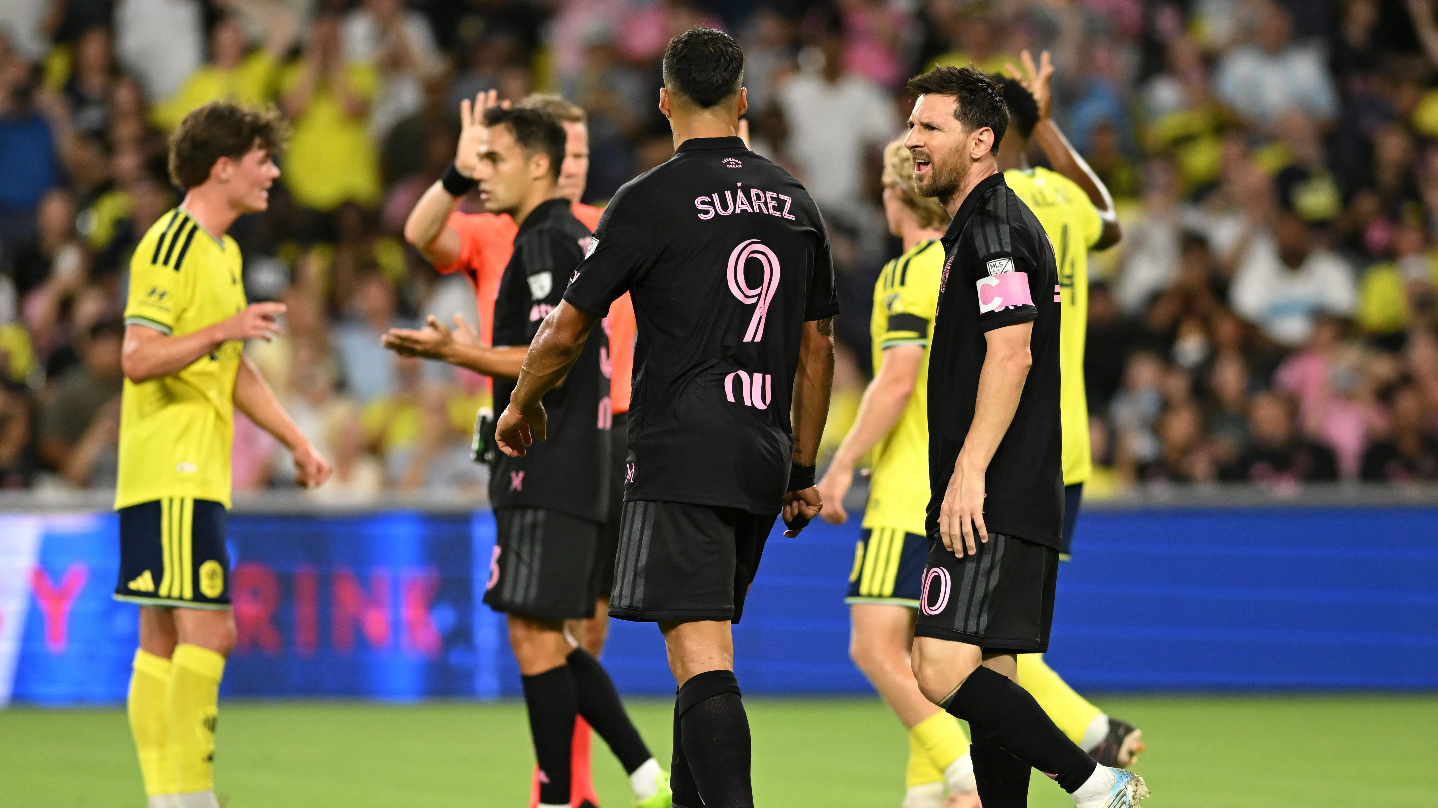 Messi frustrado tras su fallido [Foto: Getty]