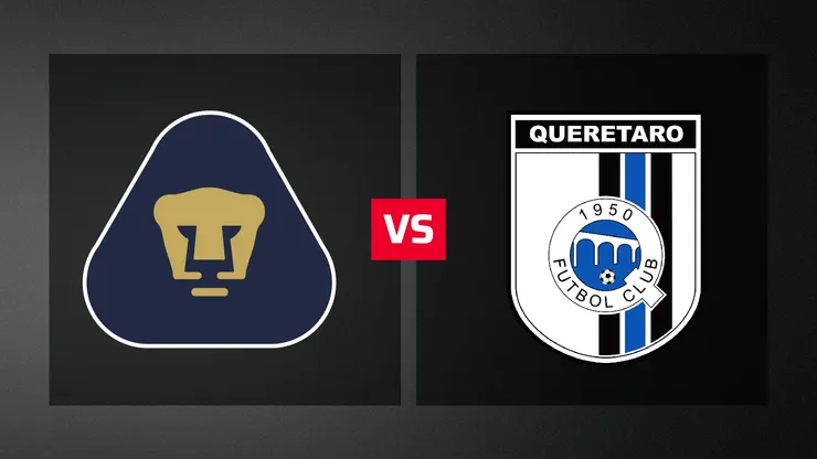 Pumas UNAM vs. Querétaro por la Liga MX.