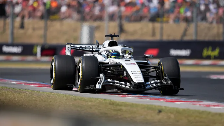 Checo Pérez, en Budapest, a bordo del Cadillac MAC-26