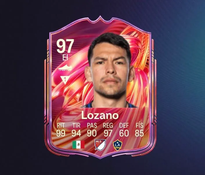 La nueva carta de Hirving Lozano (Foto: captura del videojuego)