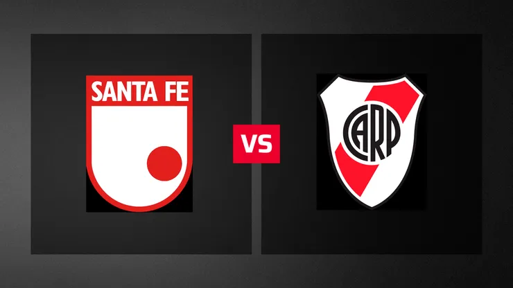 Independiente Santa Fe y River Plate se miden en Colombia.
