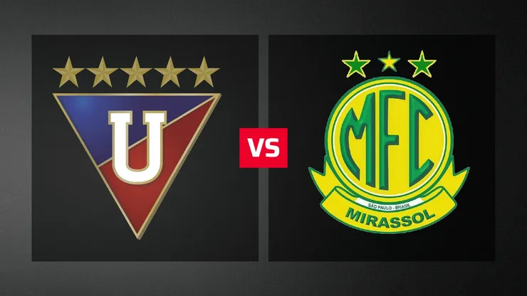 Liga de Quito vs. Mirassol por la Copa Libertadores.