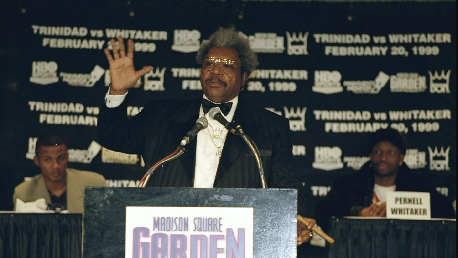 Don King puso su nombre en lo más alto del boxeo. (GETTY IMAGES)