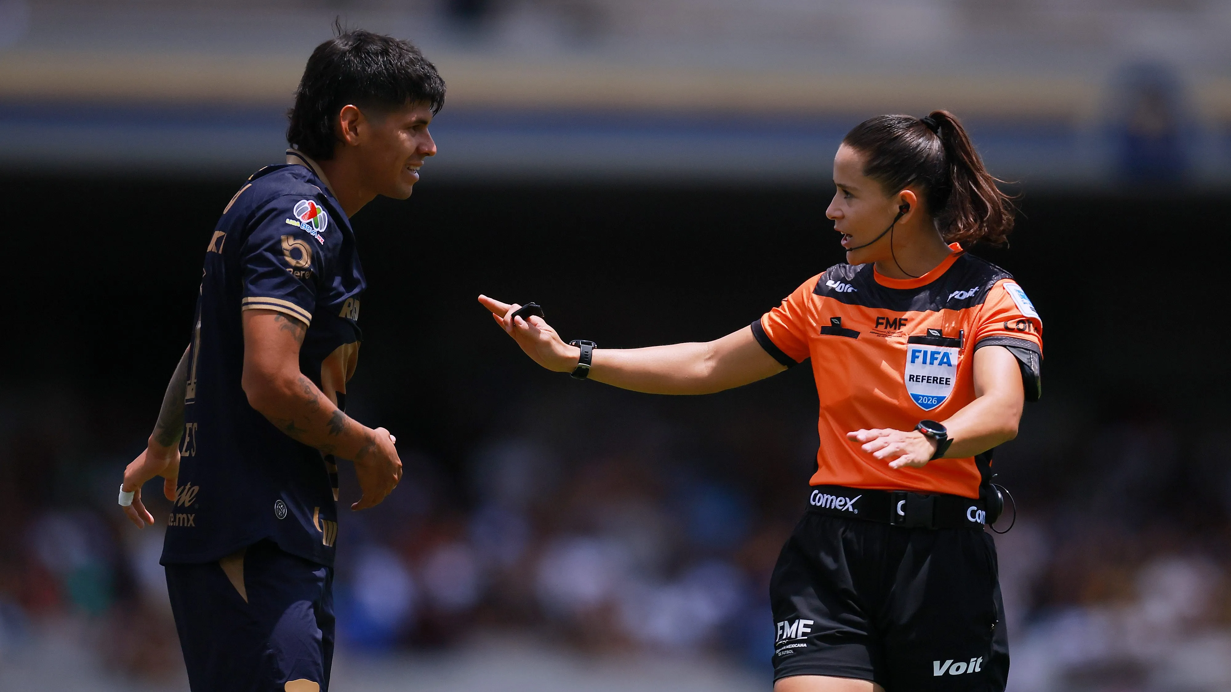 Morales en el último partido de Pumas [Foto: Getty]