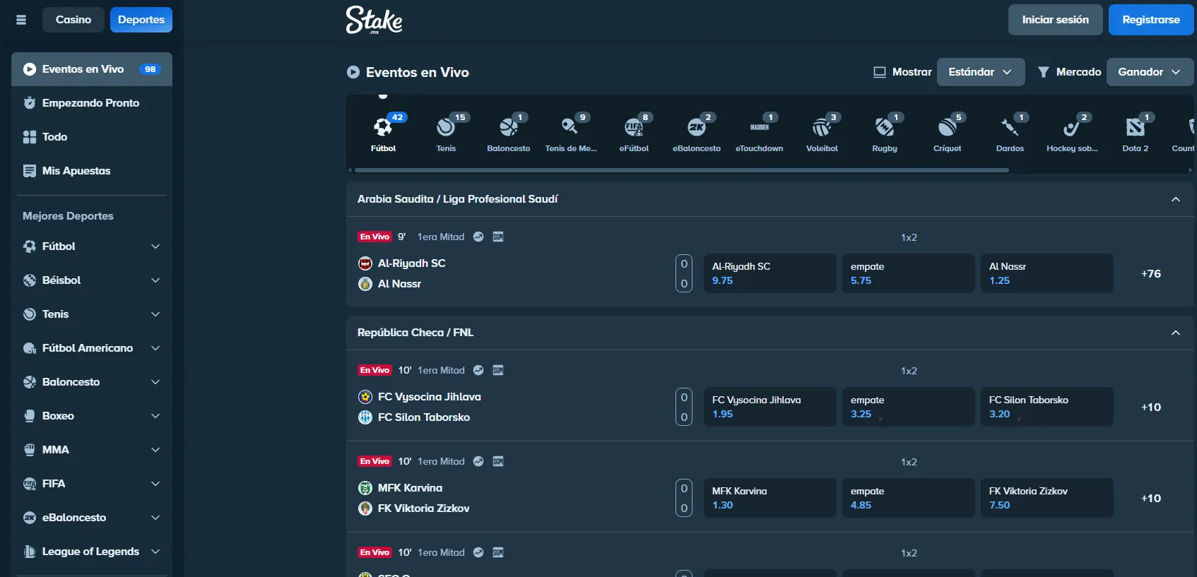 Plataforma de Stake apuestas deportivas en México