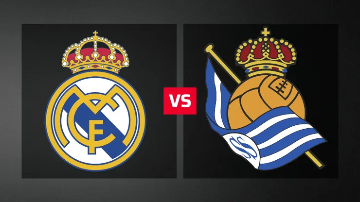 Real Madrid vs. Real Sociedad por la liga española.