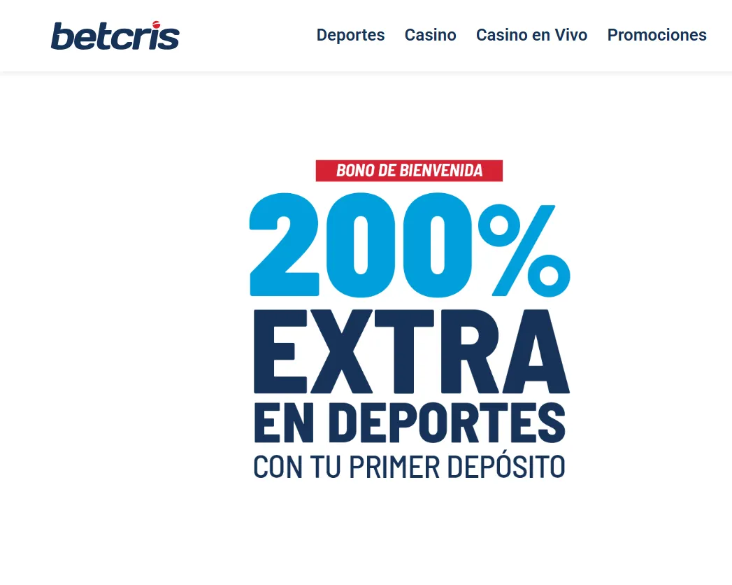Betcris opiniones del bono de bienvenida para usuarios en México