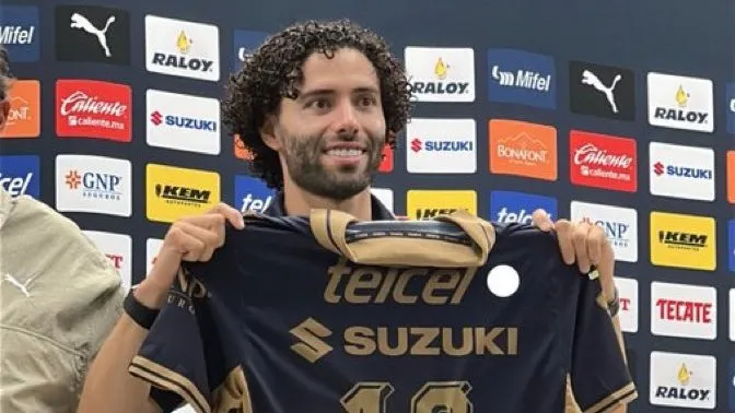 César Huerta usará la ’10’ de Pumas UNAM.