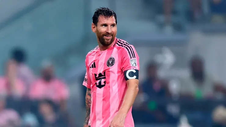 Lionel Messi, con el brazalete de capitán en Inter Miami