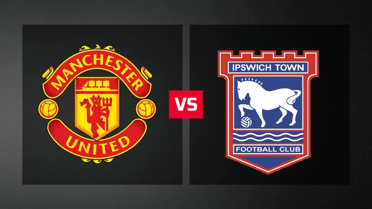 Manchester United vs. Ipswich Town por la Premier League.