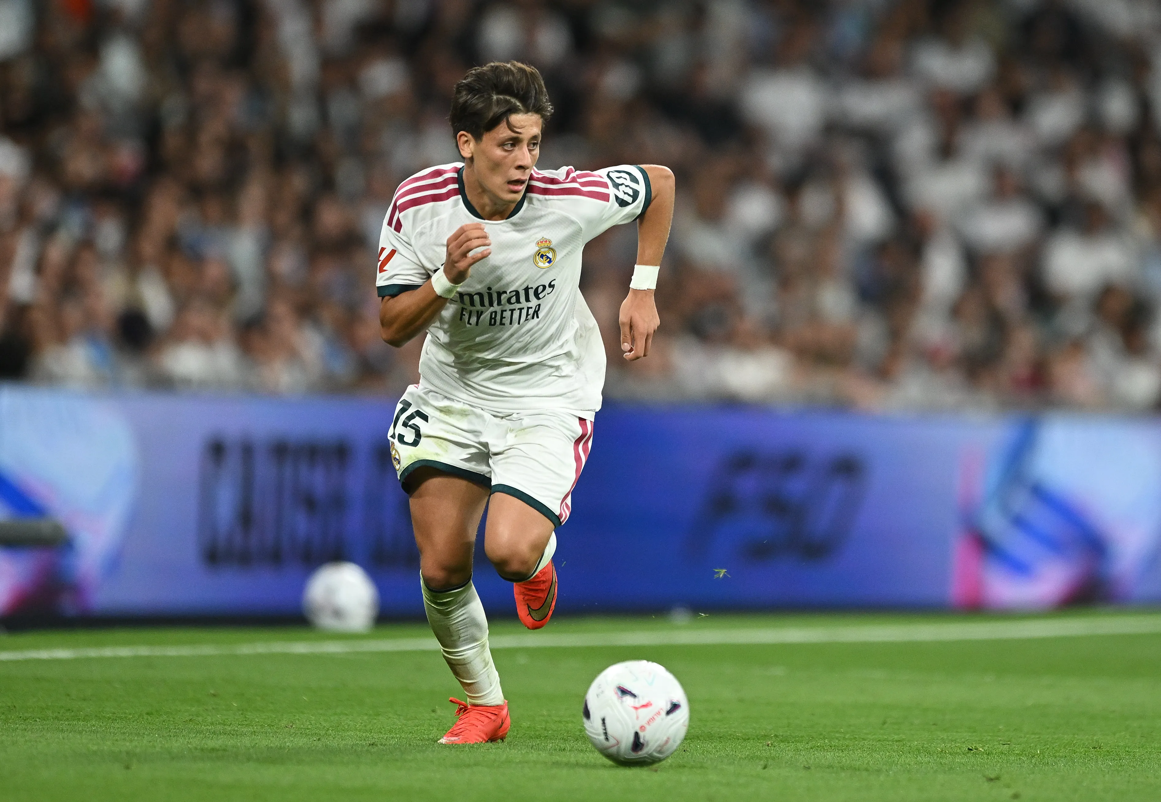 Arda Güler, en el partido entre Real Madrid y Real Sociedad (Getty Images)
