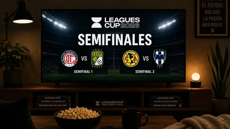 Transmisiones para las semifinales de Leagues Cup.