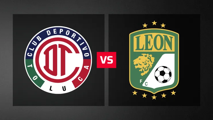 Toluca vs. León, por la Leagues Cup 2026.