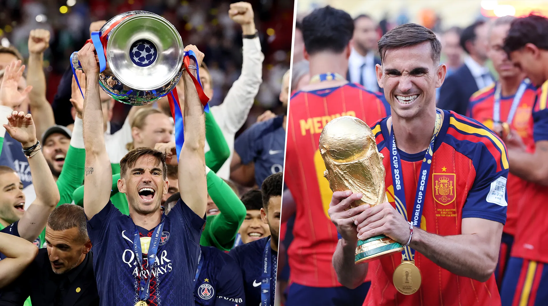 Fabian Ruiz ganó Champions League y Mundial (Getty Images)