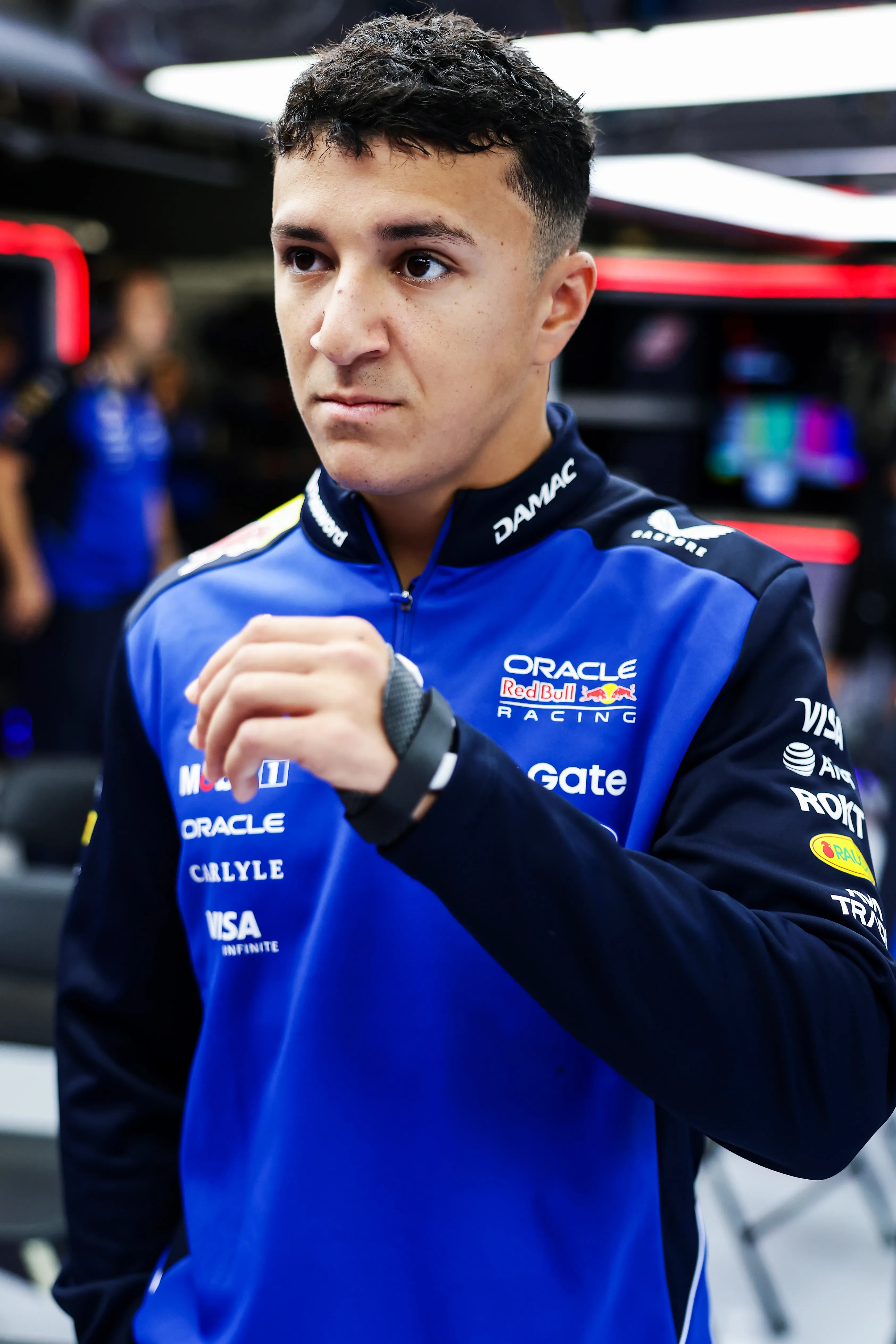 La muñeca izquierda de Isack Hadjar sigue afectada (Getty Images)
