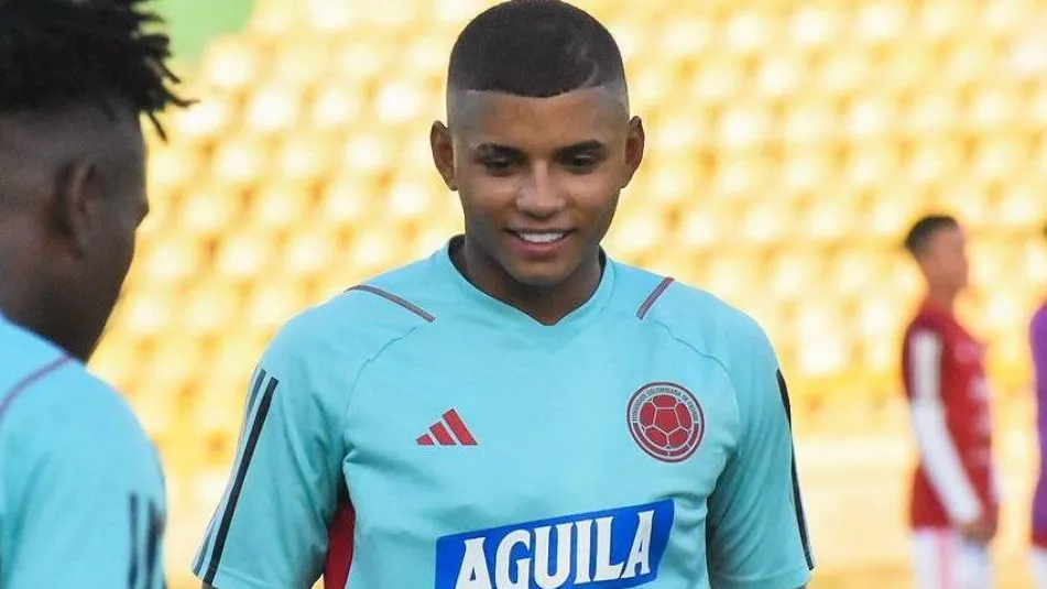 Josen Escobar con la Selección Colombiana [Foto: FCS]