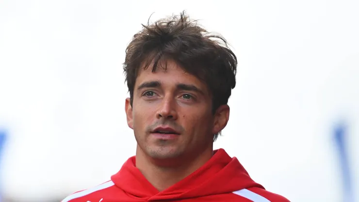 Charles Leclerc chocó en Monza