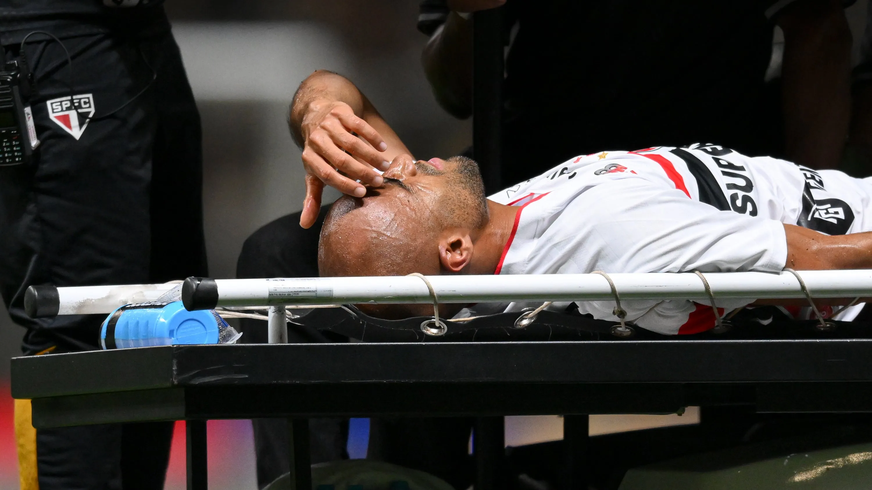 Lucas Moura y su lesión en Sao Paulo [Foto: Getty]
